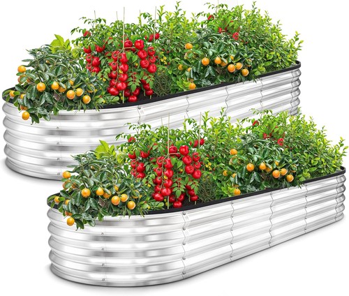 Large galvanized raised - galvanized,