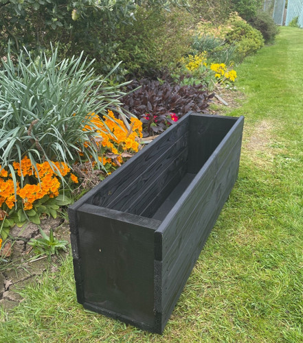 Wooden garden planter plant - garden,