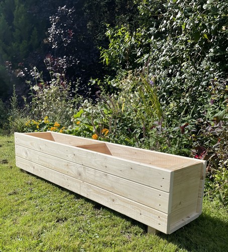 Wooden garden planter patio - wooden,