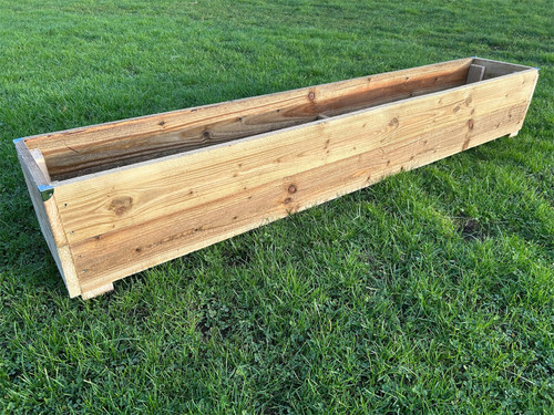 Wooden garden planter ready - garden,