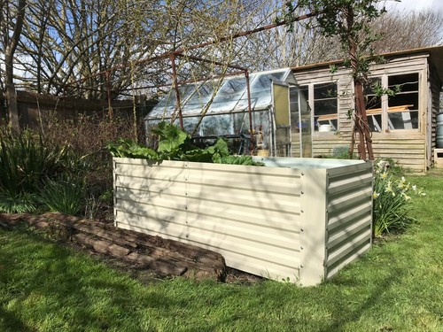 Raised garden bed steel - garden, large
