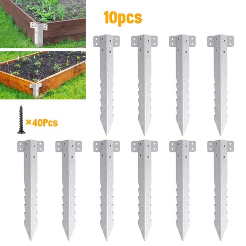 10x metal garden sleeper - 10x,