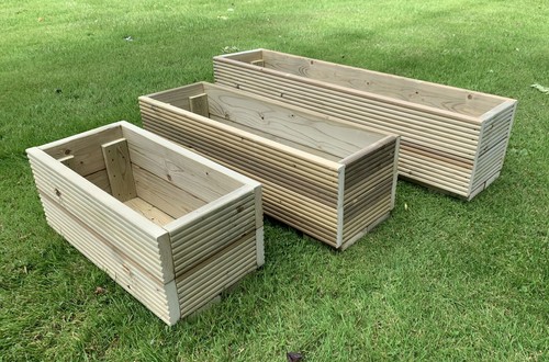 Wooden garden planters plant - garden,