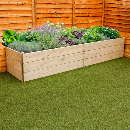 Long timber planter - 2.4m,