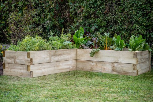 Wooden garden planter - wooden,