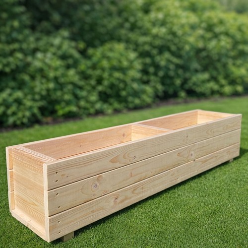 Wooden garden trough - garden, planter