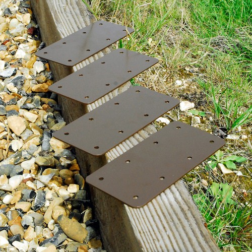 Straight timber railway - straight,